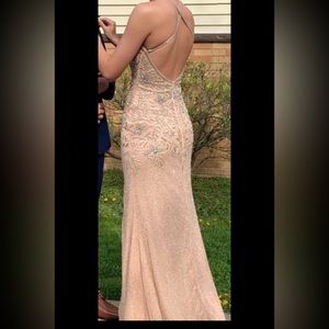 Blush pink Primavera prom dress, lots of compliments!